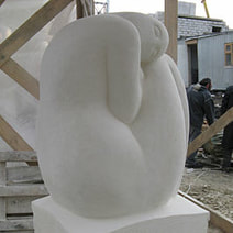 Carole Turner Stone Sculpture, Russia
