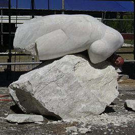 Carole Turner Stone Sculpture, Roldan Argentina