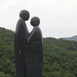 Carole Turner Stone Sculpture, Yeongwol Korea
