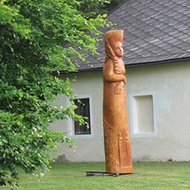 Carole Turner Wood Sculpture, Austria